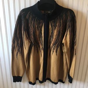 Bob Mackie Wearable Art sweater